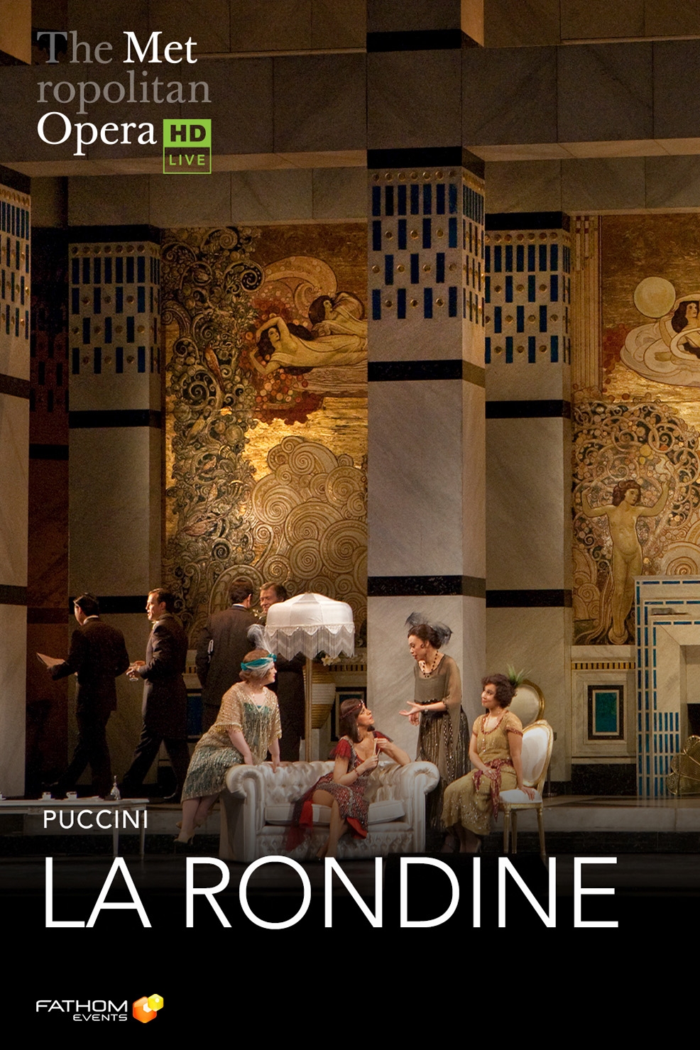 La Rondine (Metropolitan Opera) poster